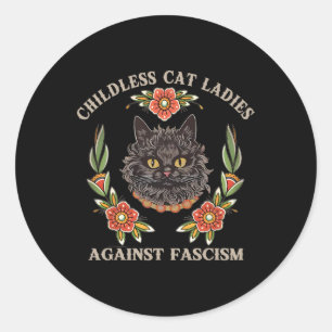 Adesivo Mulheres De Gato Sem Filhos Contra O Fascismo Mulh