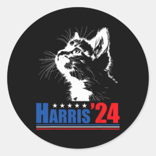 Adesivo Mulheres De Gato Sem Fios Para Kamala Harris 24 Us