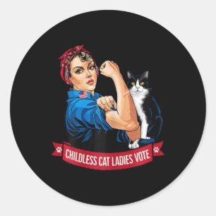 Adesivo Mulheres de Gato Sem Fios Votam Mulheres Voto Polí