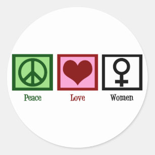 Adesivo Mulheres do amor da paz