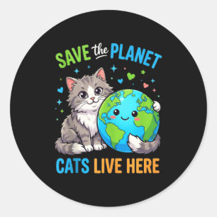 Adesivo Mulheres do dia da Terra homens salvam o planeta g