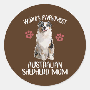 ADESIVO MULHERES DO MUNDO A MULHER AUSTRALIANA SHEPHERD MO