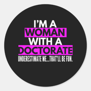 Adesivo Mulheres Doutoras Presentes por Mulheres Srta.