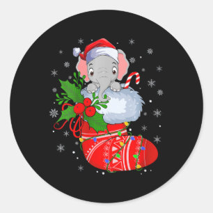 Adesivo Mulheres Engraçadas Elefantes Nas Meias De Natal C