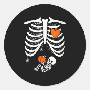 Adesivo Mulheres Esqueleto Bebê Grávida Xray Rib Cage Para