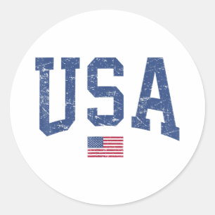 Adesivo Mulheres EUA Homens Crianças Patriótica Americana 