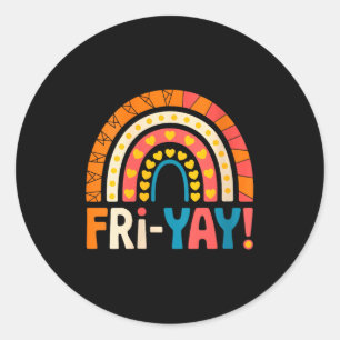 Adesivo Mulheres Feliz Sexta-feira Fri-yay Professor Escol