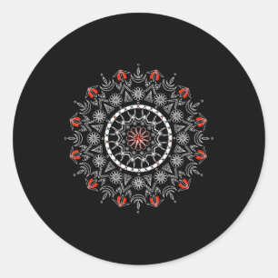 Adesivo Mulheres Flor Espiritual Homens Mandala Yoga Medit