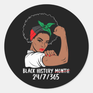 Adesivo Mulheres Fortes História Negra Mês Melanina Africa