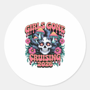 Adesivo Mulheres Garotas Cruzeiros Caveira Esqueleto 2026