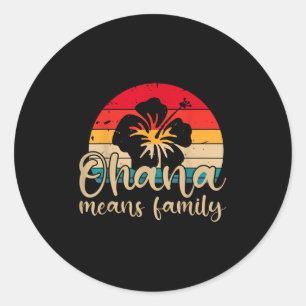 Adesivo Mulheres Havaianas Ohana Significa Praia de Verão