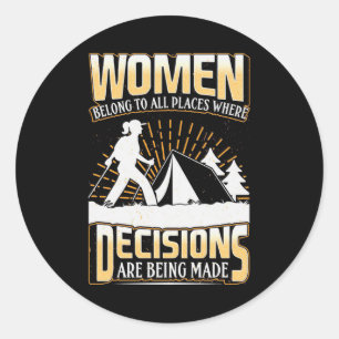 Adesivo Mulheres Hiker Pertencem A Todos Os Lugares