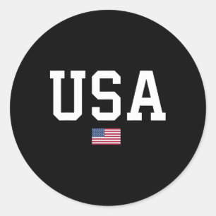 Adesivo Mulheres Homens Crianças Bandeira Americana Patrió