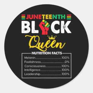 Adesivo Mulheres Junta de Nutrição Rainha Negra Africana