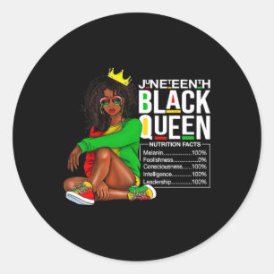 Adesivo Mulheres Junta Décima Negra Rainha Negra Fatos Nut