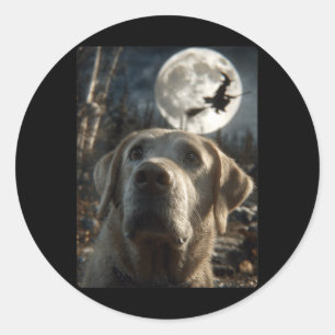Adesivo Mulheres Labradoras Engraçadas Selfie Lua Cheia Vo
