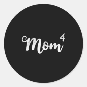 Adesivo Mulheres mãe4 mãe de 4 mãe de quatro filhos mamãeM