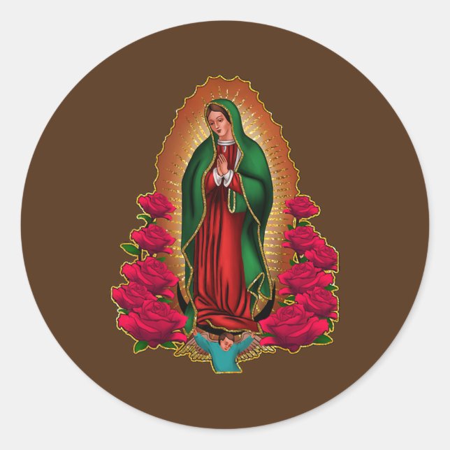 Adesivo Mulheres Mãe Madre Virgen de Guadalupe Virgin (Frente)