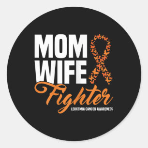 Adesivo Mulheres Mamãe Luta Contra Laranja A Leucemia Pode