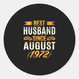 Adesivo Mulheres Melhor Marido Desde agosto de 1972 - Engr