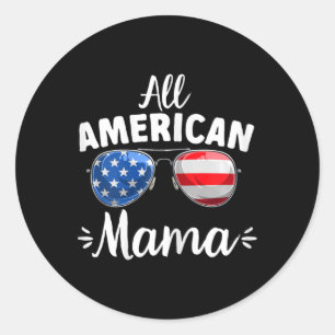 Adesivo Mulheres Meninas Todas A Mãe Americana 4 De Julho
