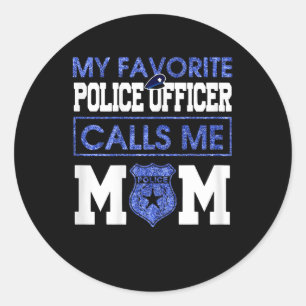 Adesivo Mulheres Meu Policial Favorito Me Liga Mãe
