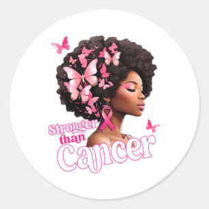 Adesivo Mulheres Negras Afro Rainha Mais Forte Que Cancer