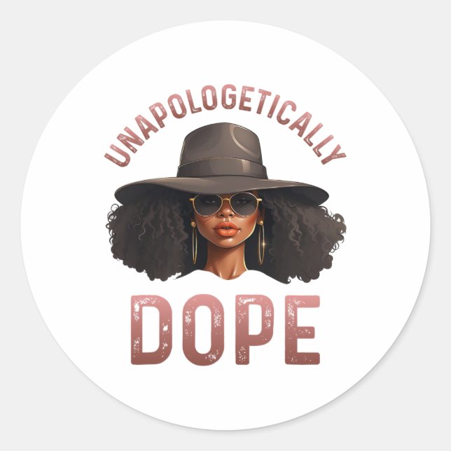 Adesivo Mulheres Negras Drogas Indesculpáveis Décima Junta (Frente)