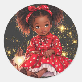 Adesivo Mulheres negras melanina de Natal Irmã Xmas Sistas