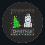 Adesivo Mulheres Nicu Enfermeira Xmas Tree Iluminando Febr<br><div class="desc">Enfermeiras Nicu Enfermeiras Xmas Luzes de Natal Feias</div>