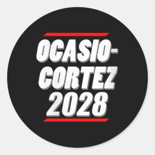 Adesivo Mulheres Ocasio-cortez 2028 - Aoc For Presidente! 