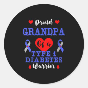 Adesivo Mulheres Orgulhosas Vovô De Uma Awarenia Diabetes