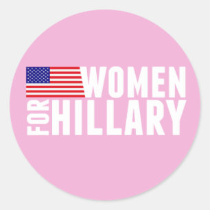 Adesivo Mulheres para o rosa de Hillary