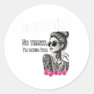 Adesivo Mulheres pelo Solteiro tatuado no Dia Anti-Valenti