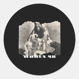 Adesivo Mulheres Por Ursos 4b Movimento Feminista Dando Po