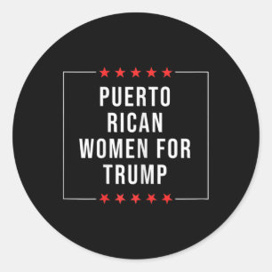 Adesivo Mulheres Porto-Riquenhas Para Trump
