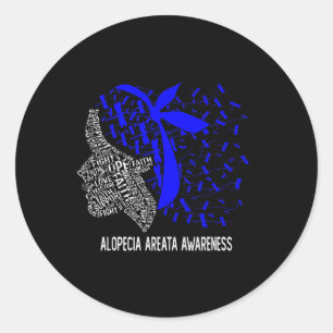 Adesivo Mulheres Presentes Vestimos Azul Para Alopecia Are