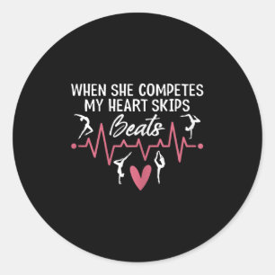 Adesivo Mulheres Quando Ela Compete Meu Coração Salta Bati
