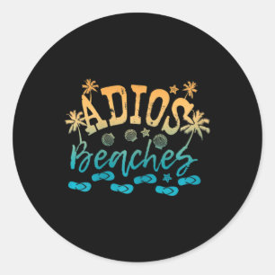 Adesivo Mulheres Summer Adios Praiam Chinelos Engraçados M