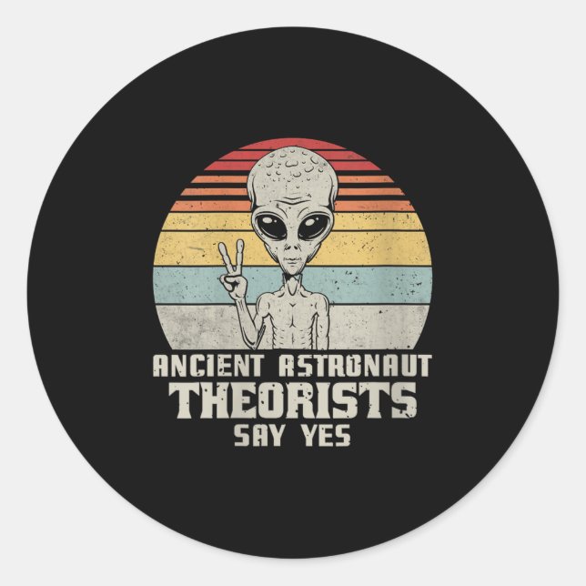 Adesivo Mulheres Teóricas Astronautas Antigas Dizem Sim V- (Frente)