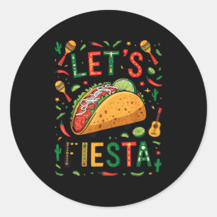 Adesivo Mulheres vamos festa taco cinco de maio engraçado 