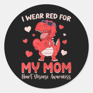 Adesivo Mulheres Visto Vermelho Para Minha Mãe Doenças Car
