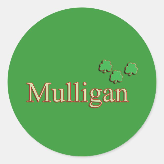 Adesivo Mulligan Family Sticker (Frente)