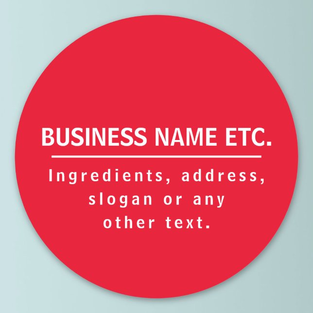 Adesivo Multi-propósito vermelho e branco (Criador carregado)