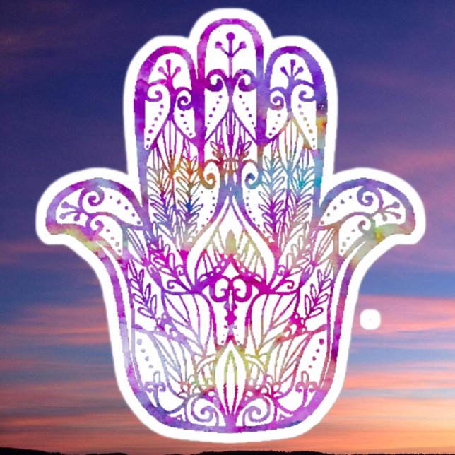 Adesivo Multicolor Hamsa (Criador carregado)
