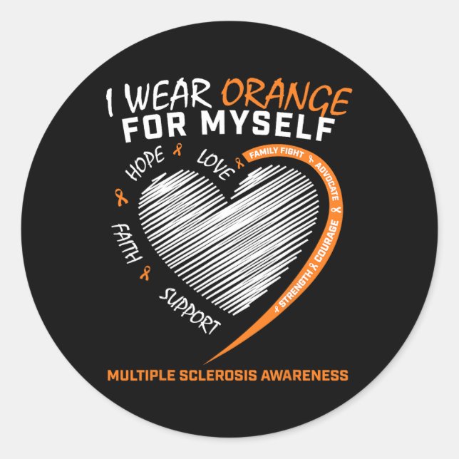 Adesivo Múltiplas Mulheres Roupa de Esclerose Homens Sensi (Frente)