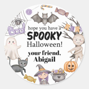 Adesivo Múmia Fantasma Bruxa Halloween