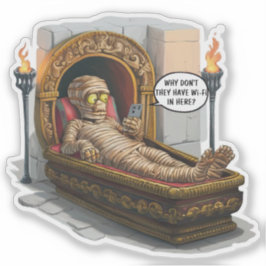 Adesivo Mummy Engraçado