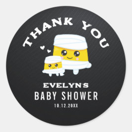 Adesivo Mummy Halloween Chá de fraldas