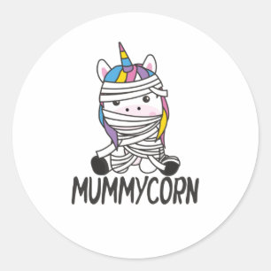 Adesivo Mummycorn Unicorn Mummy Halloween Costume